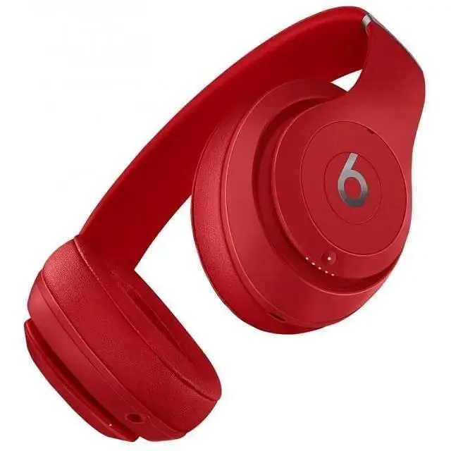 Беспроводные наушники Beats Studio 3 Wireless Over-Ear Headphones (MQD02) красные - фото 2