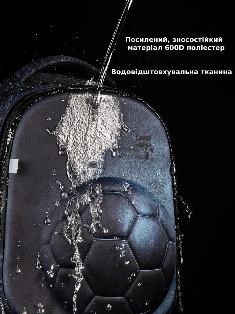 Шкільний ортопедичний рюкзак для хлопчика з М'ячем School Standard 38х30х18 см для першокласника (170-79) - фото 9
