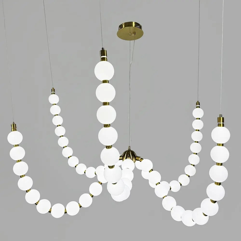 Люстра из серии Perla на 5 дуг с 3-мя световыми режимами | Line F | Ст. SG010/5 - фото 3