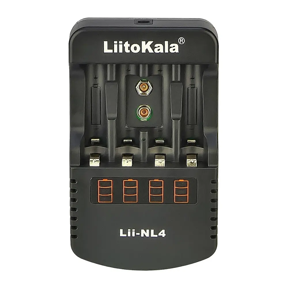 Універсальний зарядний пристрій LiitoKala Lii-NL4 для акумуляторів АА/ААА/C (Крона) та інших, 5 слотів - фото 4