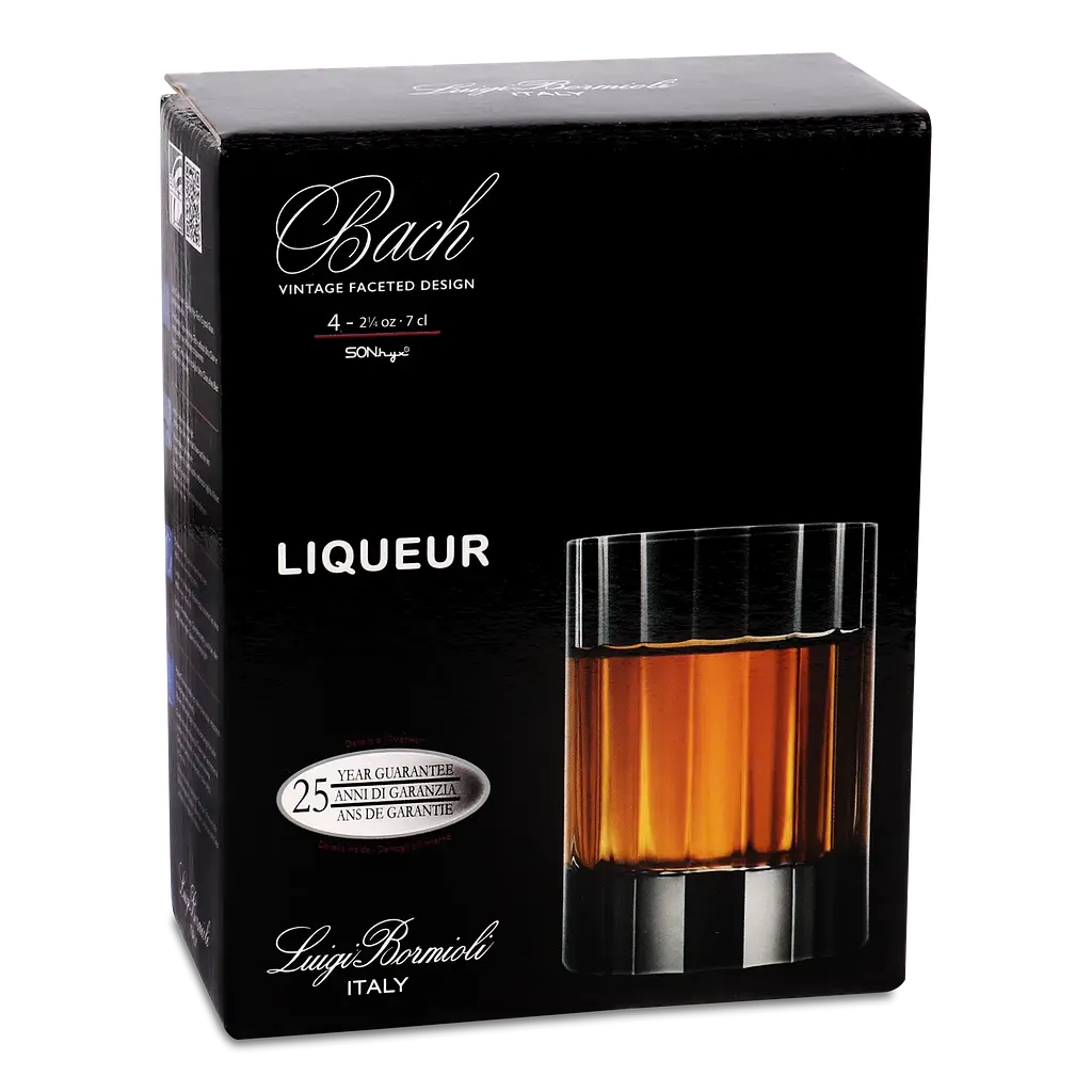 Набор рюмок для ликера Luigi Bormioli Bach Liqueur 70 мл 4 шт. - фото 3
