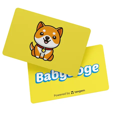 Криптогаманець Tangem 2.0 x BabyDoge набір з 3 карток (TG-BabyDoge) - фото 2