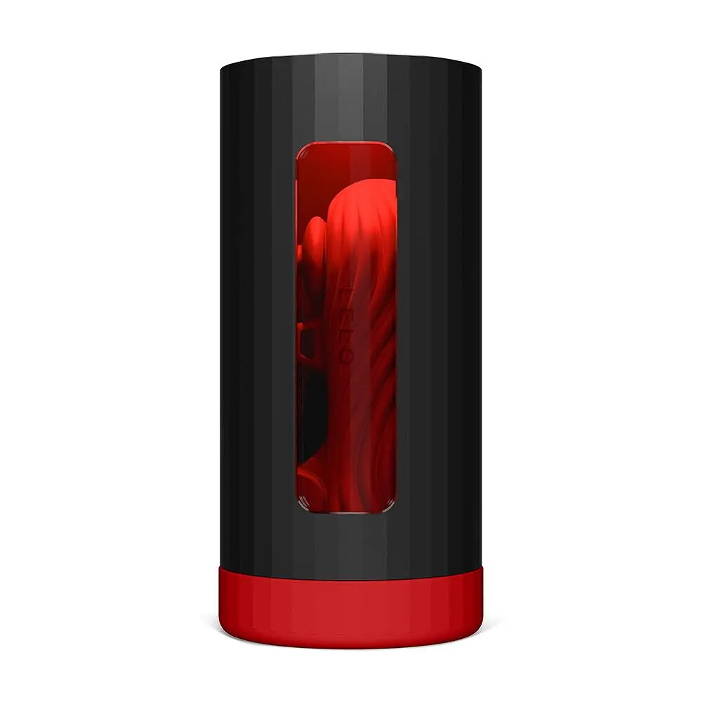 Смарт-мастурбатор LELO F1S V3 XL Red, збільшений, 2 мотори, 8 режимів, стимуляція звуковими хвилями