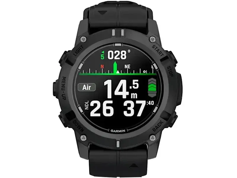 Смарт-годинник Garmin Descent G2 Black with Black Band (010-02986-00) - фото 2
