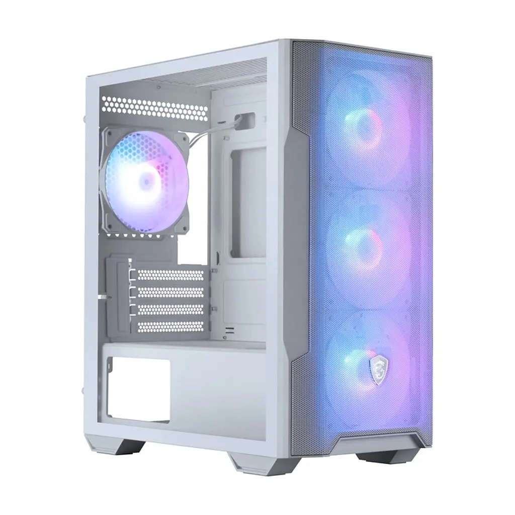 Корпус для ПК MSI MAG FORGE M100R WHITE - фото 3