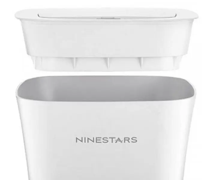 Розумний кошик для сміття Xiaomi Ninestars Waterproof Sensor Trash Can White (DZT-10-11S) [65669] - фото 7