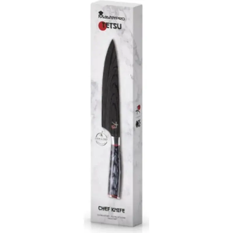 Кухонний ніж MasterPro Tetsu, накірі, 20 см, чорний (BGMP-4127-MBK) - фото 5
