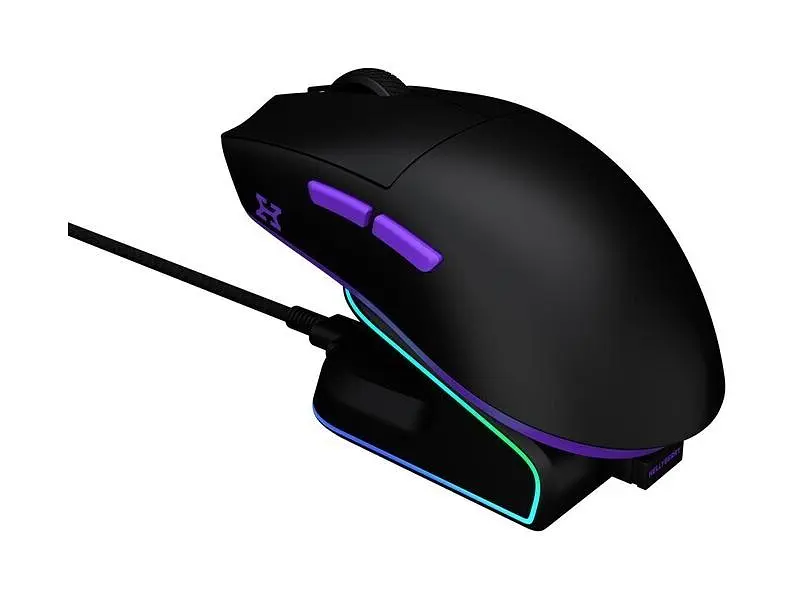 Миша Hator Hellyberry HM47 Wireless Black-Violet - фото 7