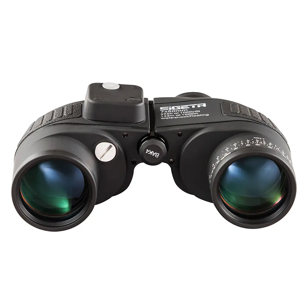 Бінокль SIGETA Admiral 7x50 Black floating/compass/reticle морський - фото 3