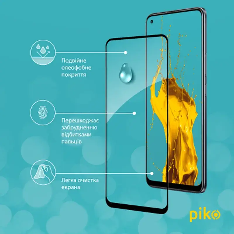 Скло захисне Piko Full Glue Realme 8 Pro (1283126523298) - фото 5