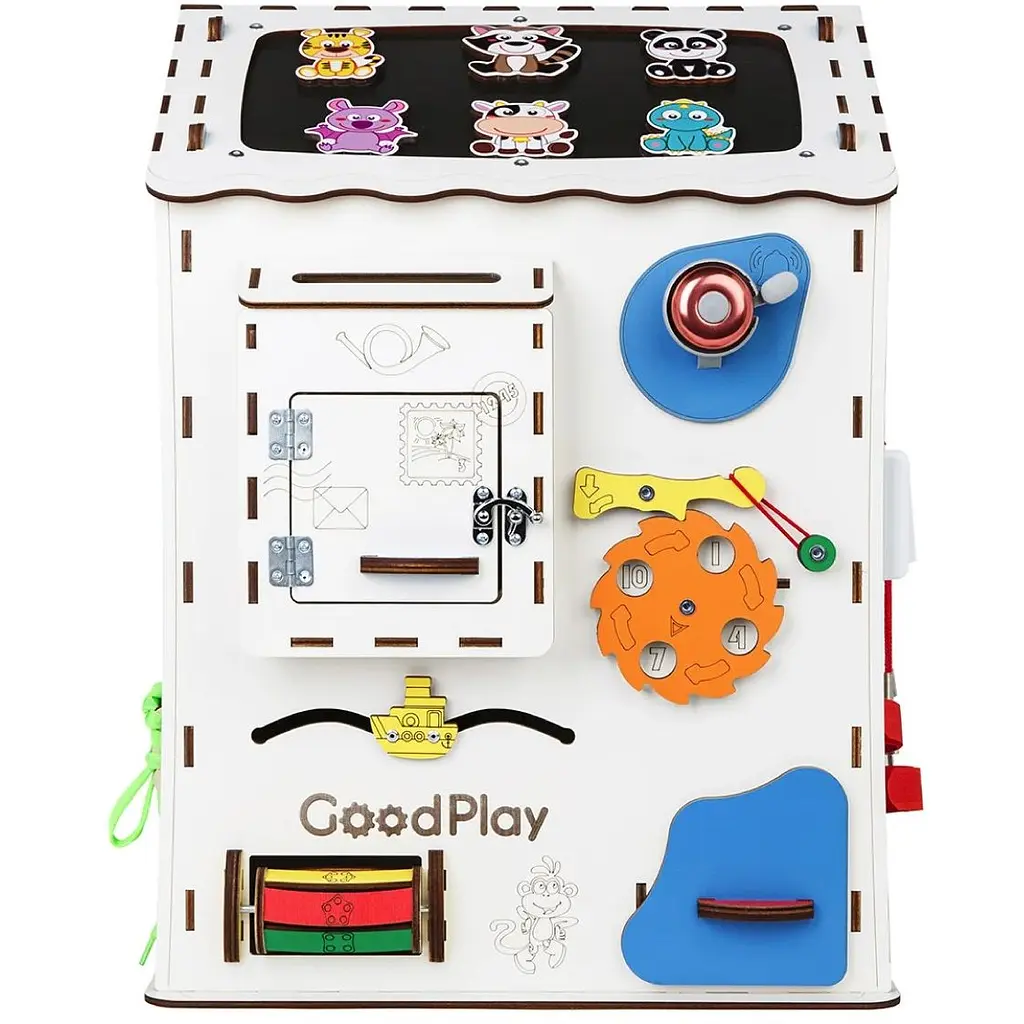 Развивающий центр GoodPlay Бизидом с подсветкой 50х35х35 см (B009) - фото 4