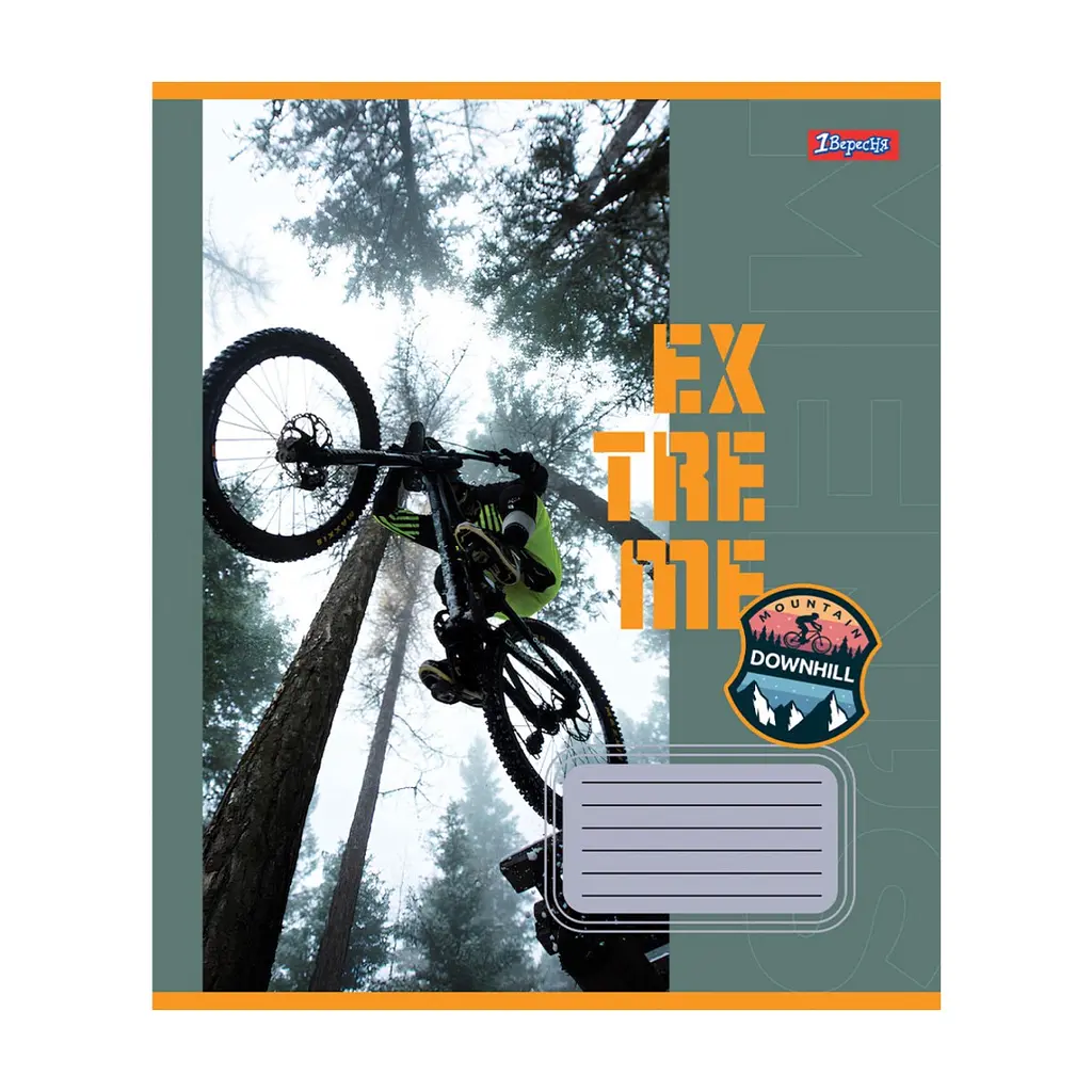 Зошит 1 вересня 1В Mens hobby 48 аркушів лінія (767381), в асортименті - фото 4