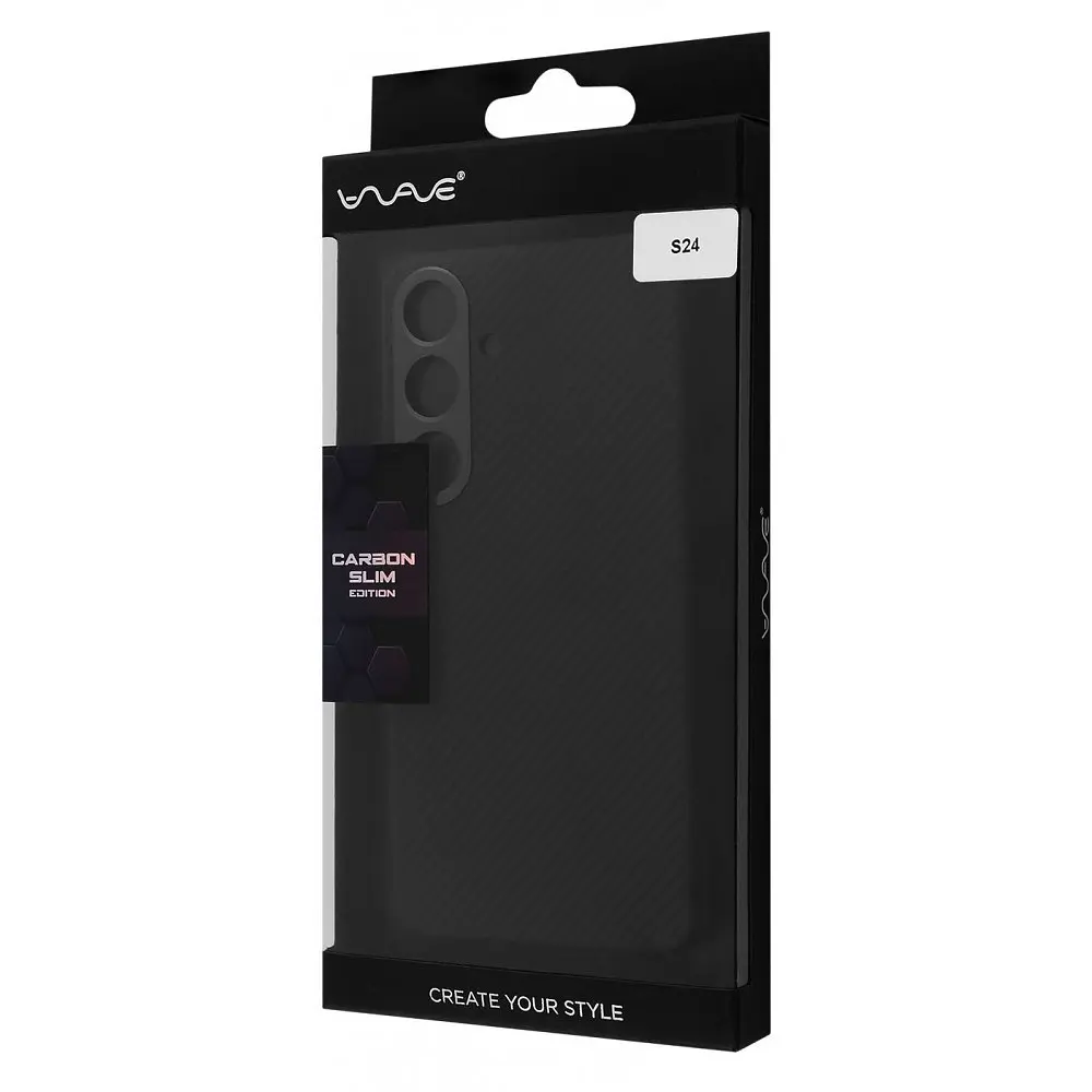 Чохол WAVE Premium Carbon Slim with Magnetic Ring Samsung Galaxy S24 - фото 2