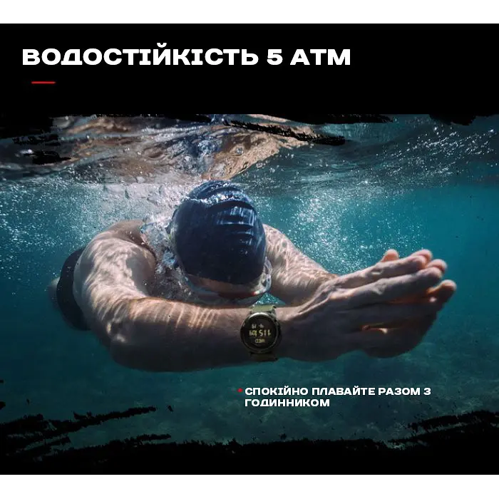 Годинник North Edge Alps Black з компасом, 2 ремінця - фото 8