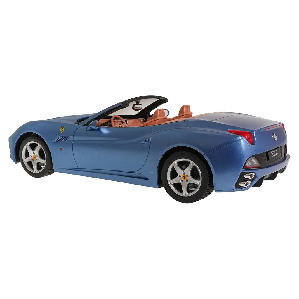 Машинка RASTAR Ferrari California R/C 1:12 голубая 47200 - фото 5