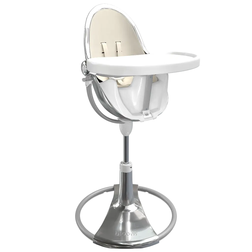 Стульчик для кормления Bloom Fresco Silver/Coconut white (E10535-S\E10516-CWL) - фото 2
