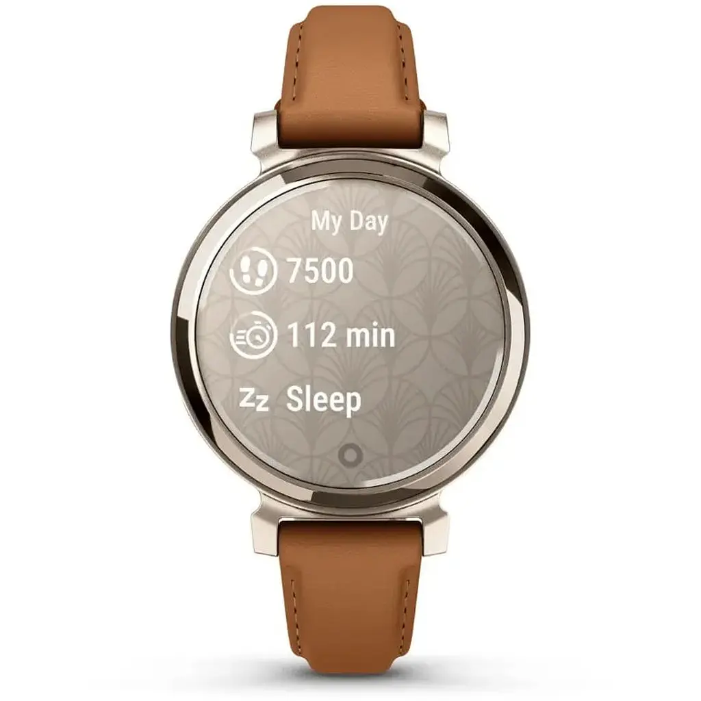 Смарт-годинник Garmin Lily 2 Cream Gold with Tan Leather Band (010-02839-60) - фото 6