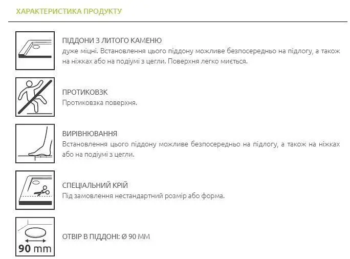 Душевой поддон Radaway Teos F 160x70 цвет черный HTF16080-54 - фото 2