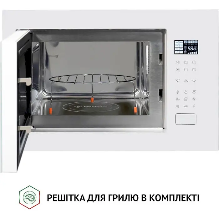 Вбудована мікрохвильова піч Perfelli BM 255S GLW - фото 6