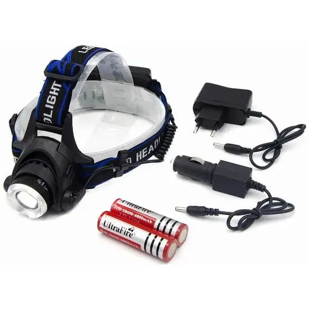 Ліхтар налобний Police WD-122 Cree T6, 2 х 18650 - фото 2