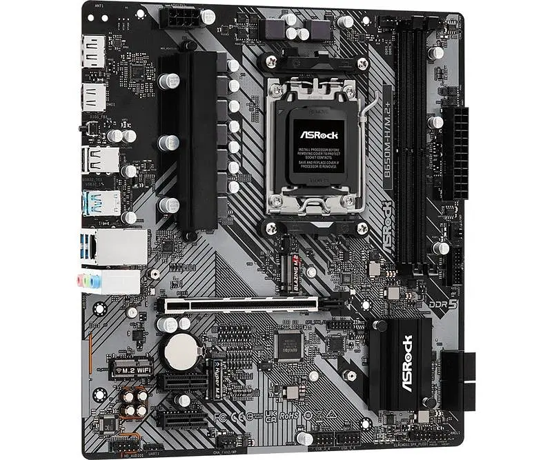 Материнская плата ASRock B650M-H/M.2+ Socket AM5 - фото 4