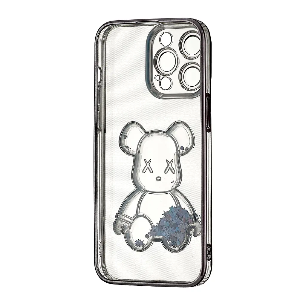Чохол Shining Bear Case Protected Camera iPhone 15 Pro Max Black - фото 3