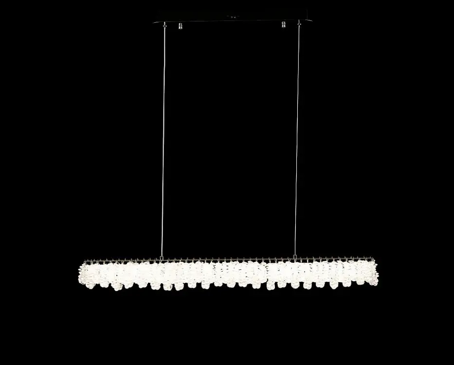 Люстра кришталева LED Splendid Ray L33038/850x50/1, 54W, хром/білий, сучасний стиль для дому - фото 4