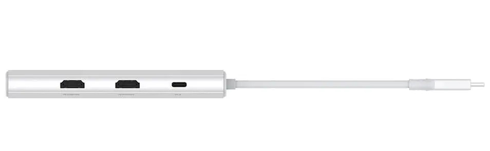 USB-Хаб D-Link USB-С Хаб DUP-A01 10in1 2xHDMI, 1xGE, 2xUSB-C, 1xUSB-A 3.1, 1xUSB-A 3.0, 1xSD, 1xmicroSD, 1xUSB-C PD (DUP-A01) - фото 4