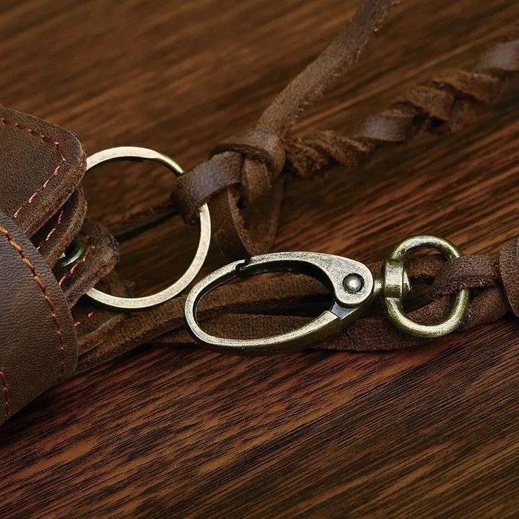 Чоловічий клатч 14383 з vintage шкіри Vintage коричневий - фото 8