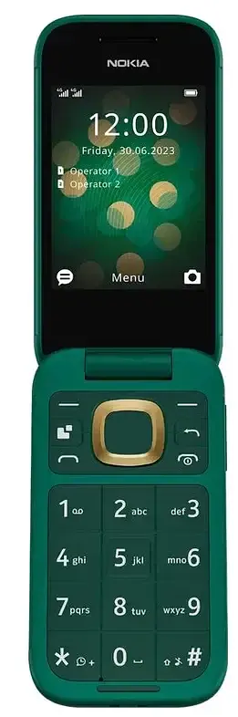 Телефон Nokia 2660 Flip TA-1469 DS Green UA UCRF - фото 2