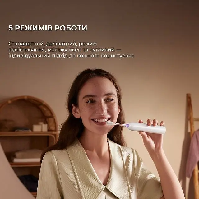 Зубная электрощетка Mova Fresh White (ATB13A-WH) - фото 4