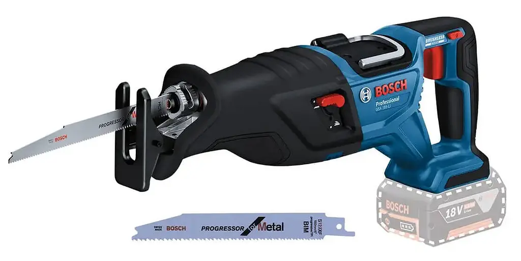 Акумуляторна ножівка Bosch GSA 185-LI Professional без акб і з/п з 2 пиляльними полотнами