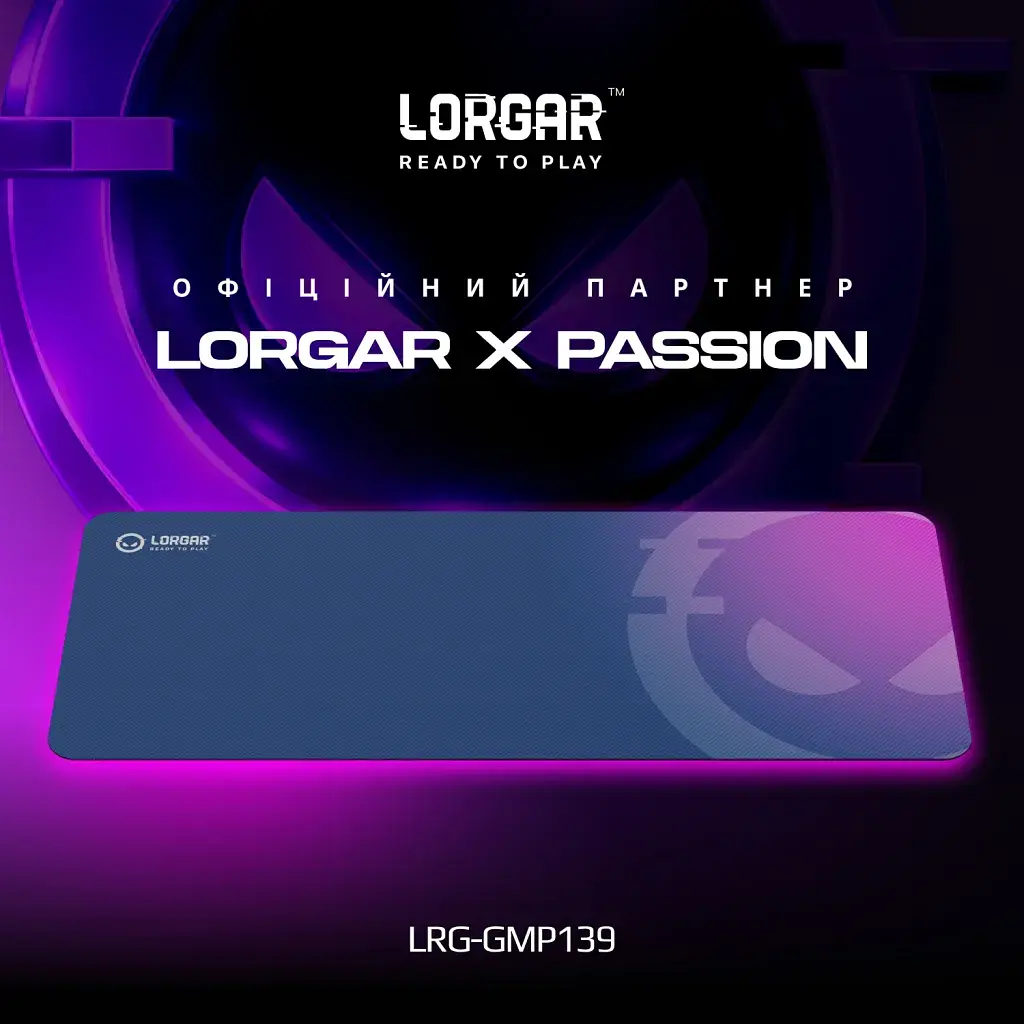 Килимок для мишки Lorgar Main 139 XL Purple (LRG-GMP139) - фото 2
