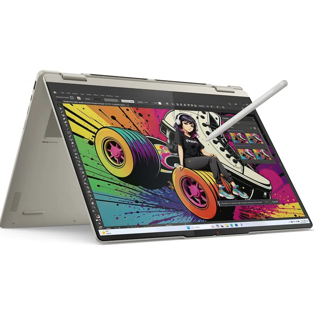 Ноутбук Lenovo Yoga 7 Hybrid (2-in-1), AI 7350 la 5 GHz, 16 GB LPDDR5x 7500,512 GB - фото 2