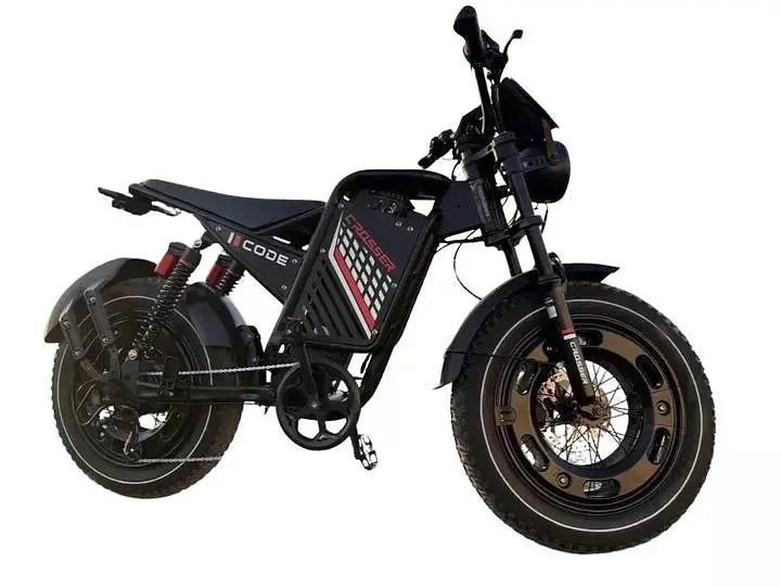Електровелосипед Crosser E-CODE 20 дюймів (1000W/ 48V/ 20Ah) Чорний - фото 4