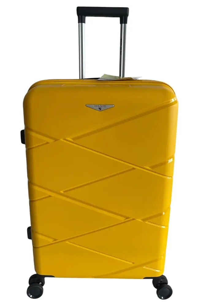 Валіза велика L Worldline Airtex 289 поліпропілен Жовтий - фото 5