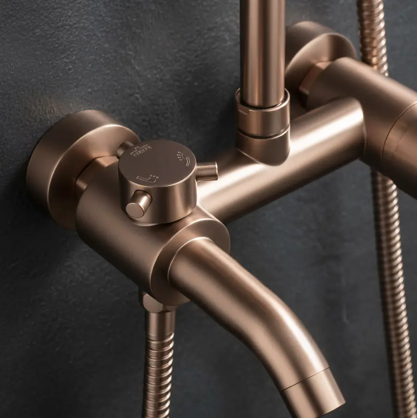 Душова система з виливом Rea Luis brushed copper REA-P7156 - фото 5
