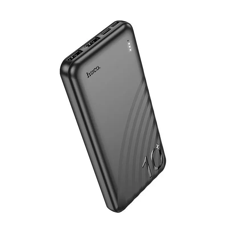 Універсальна мобільна батарея HOCO Element power bank J123 10000mAh |2USB/1Type-C, 2A|
