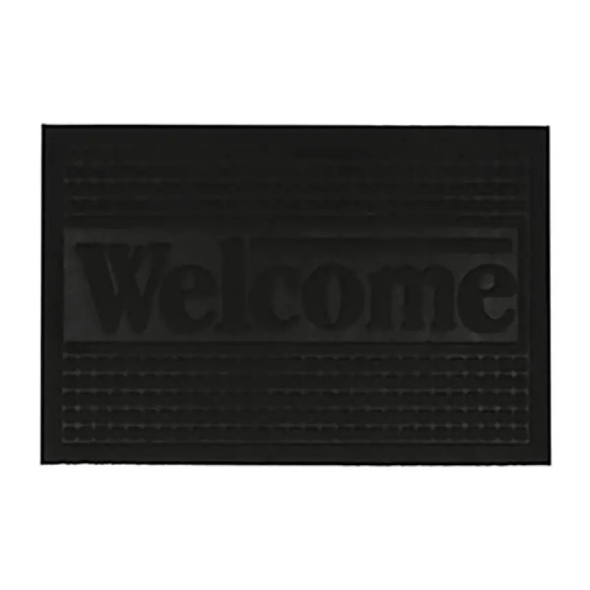 Килимок придверний Eco Fabric Welcome без кромки чорний 40 х 60 см (4060-014) - фото 3