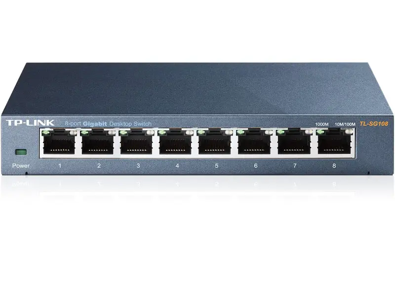 Комутатор TP-LINK TL-SG108 - фото 2