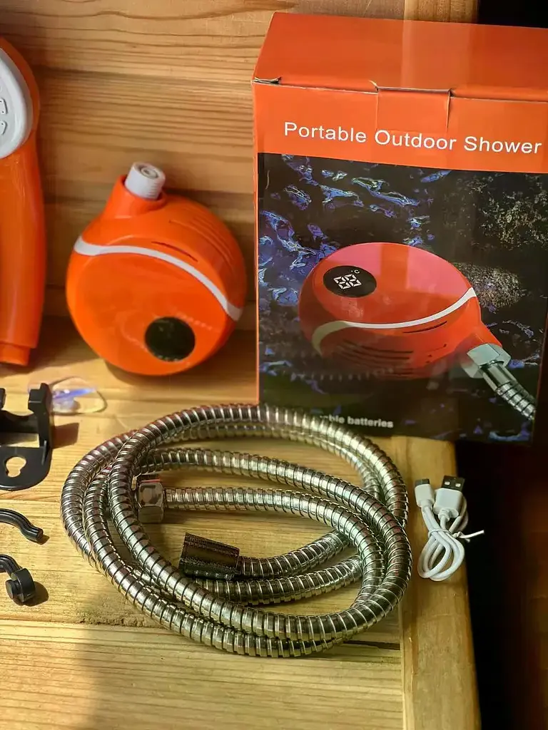 Акумуляторний душ для кемпінгу Portable Outdoor Shower 2000 мАг з насосом - фото 6
