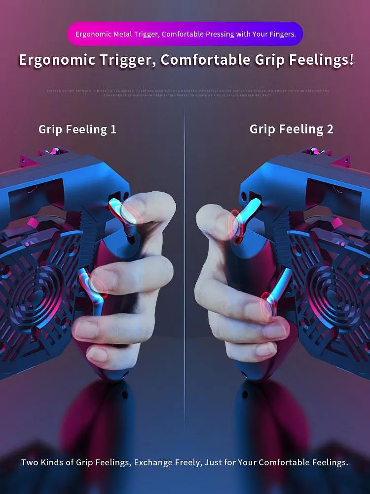 Джойстик для телефону з охолодженням Memo DL88 ігровий контролер тригер Black (18537) - фото 8