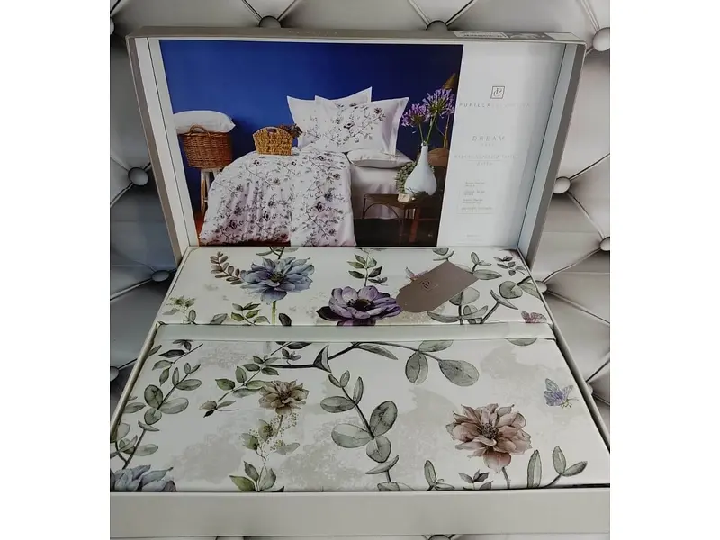 Комплект постільної білизни Dream Ecru Євро Pupilla pbe0041866 - фото 6