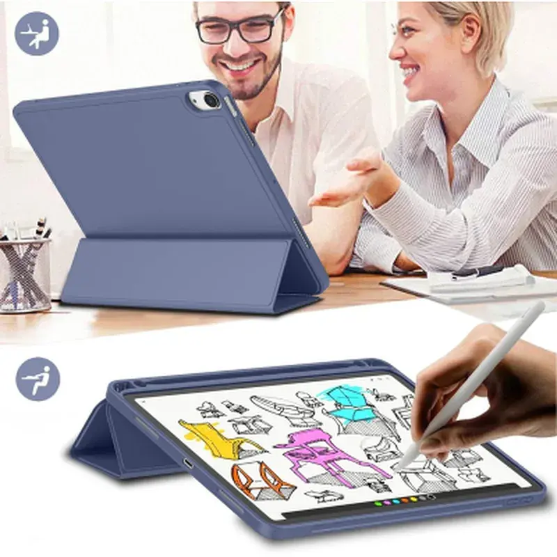 Чохол до планшета BeCover Tri Fold Soft TPU Apple iPad Air 11" M4 2026 Purple (715233) - фото 6