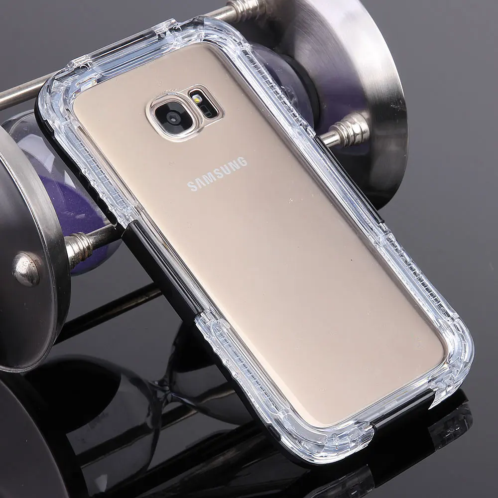 Подводный чехол аквабокс PRIMO для Samsung S7 Black - фото 3