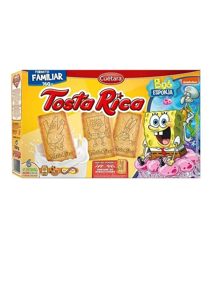 Печиво Cuetara Tosta Rica Губка Боб 760г.