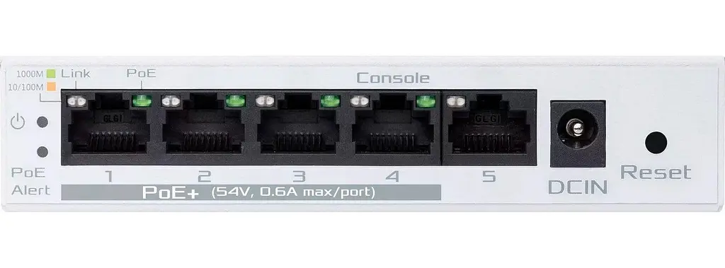 Коммутатор Asus ExpertWiFi EBP15 5-Port Gigabit Smart Managed PoE+ (90IG08D0-MO3B00) - фото 4