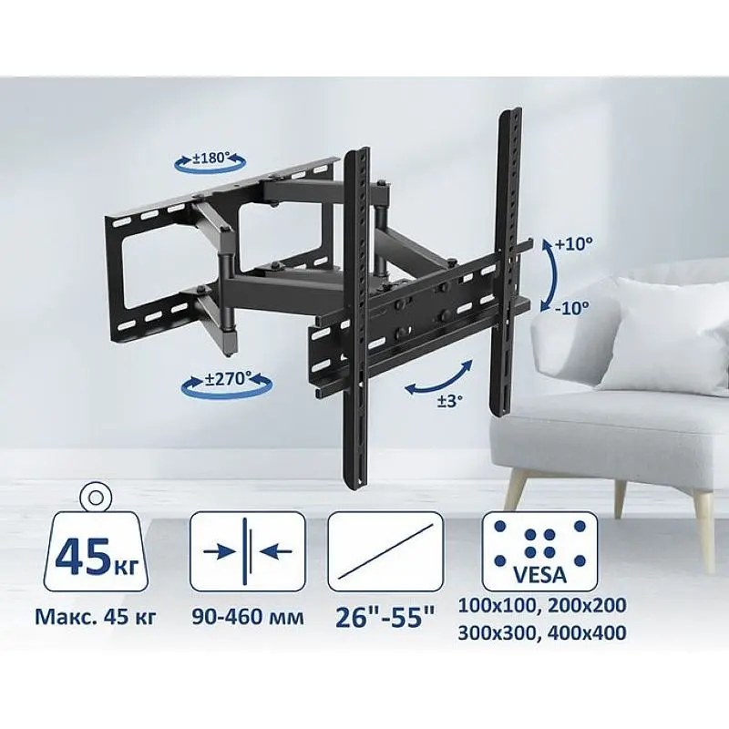 Кронштейн PRIME Technics PWM 3435 G - фото 2