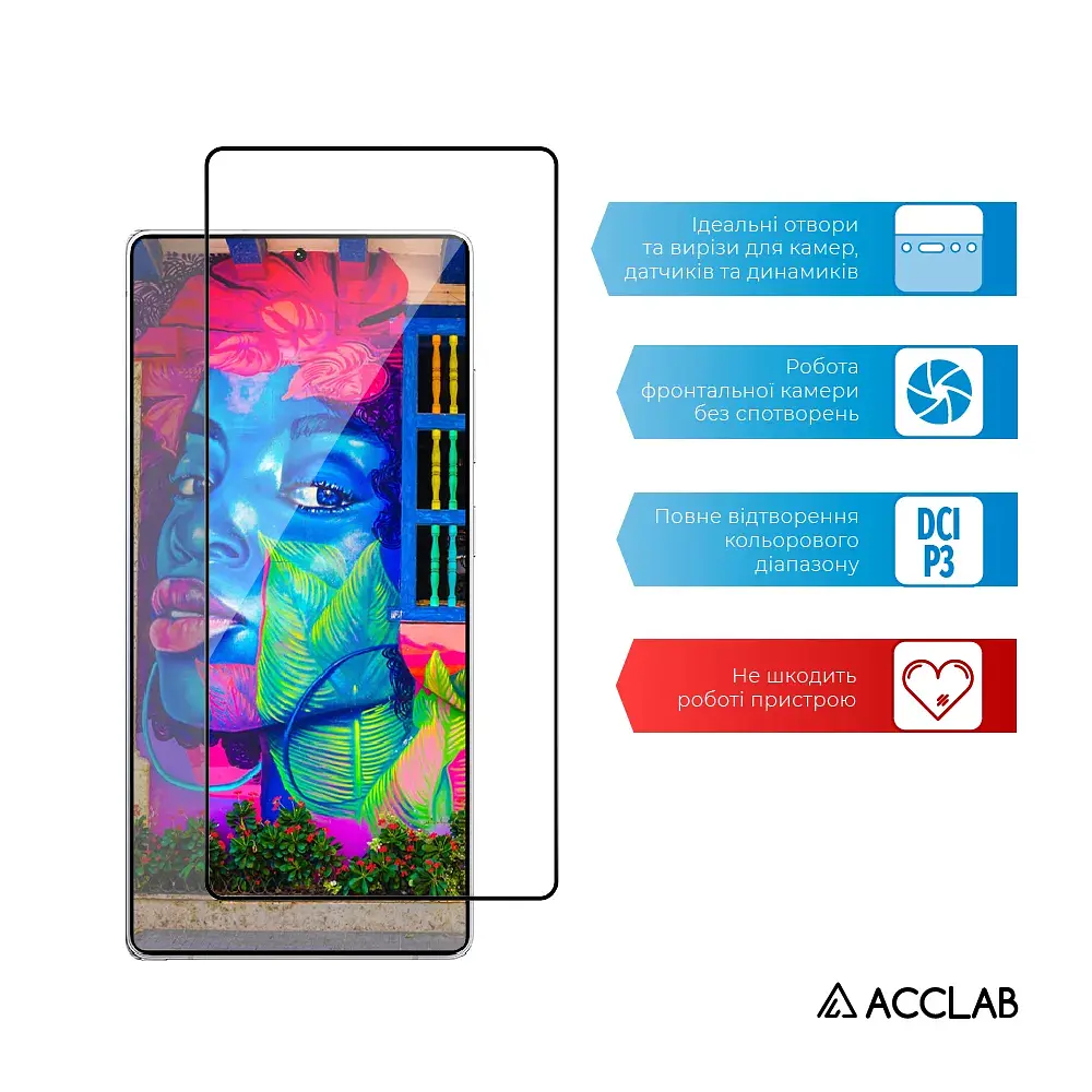 Захисне скло ACCLAB Full Glue для Samsung Galaxy S25 Ultra SM-S938 Black (1283126609794) - фото 5