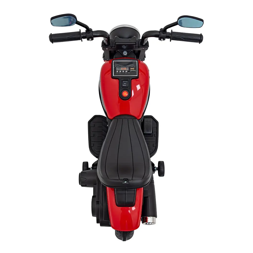 Электромотоцик Ramiz Chopper Faster 6 В, черно-красный (PA.AHL008.CR) - фото 14